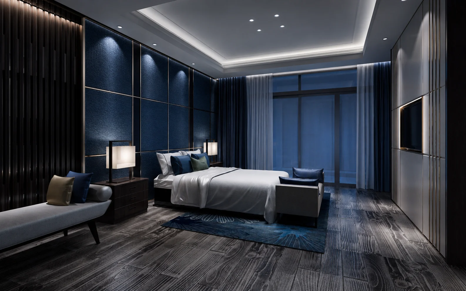 Bedroom interior design by Hompac