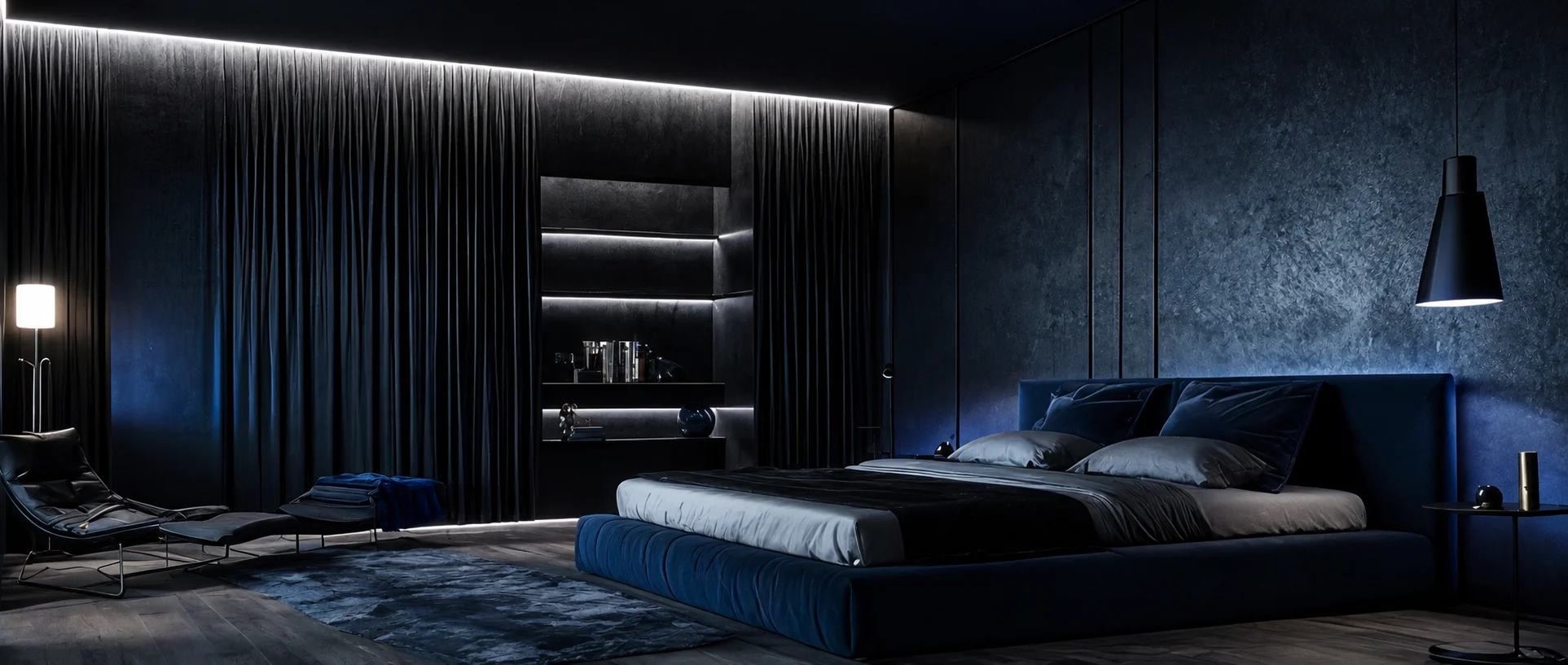 Bedroom interiors hero background