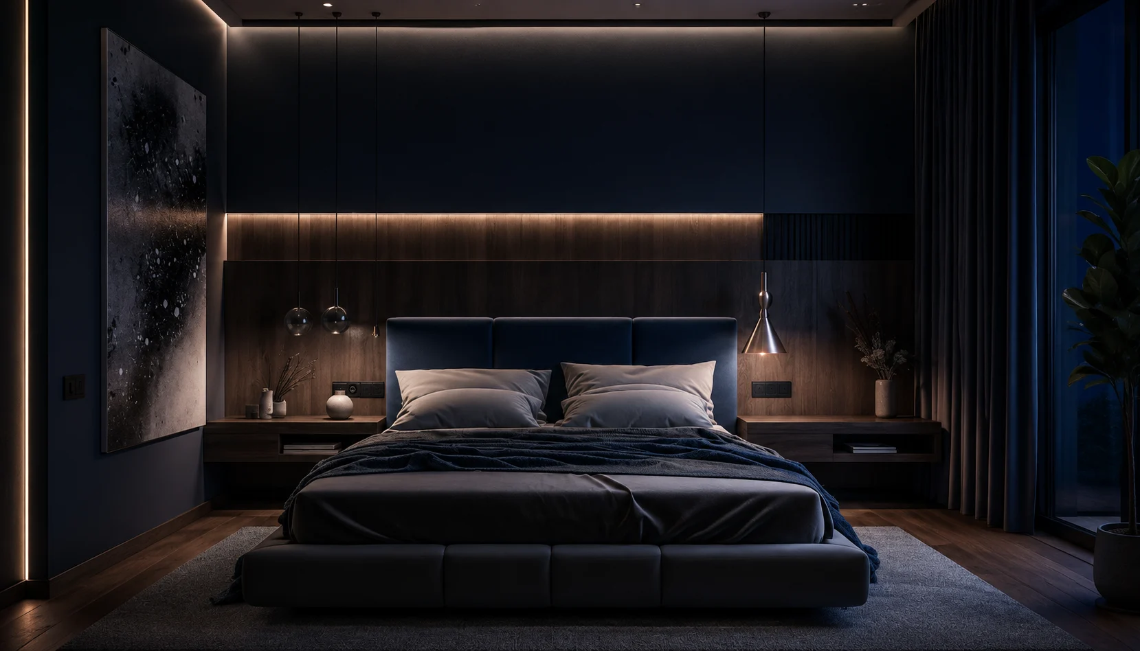 Bedroom interior design by Hompac