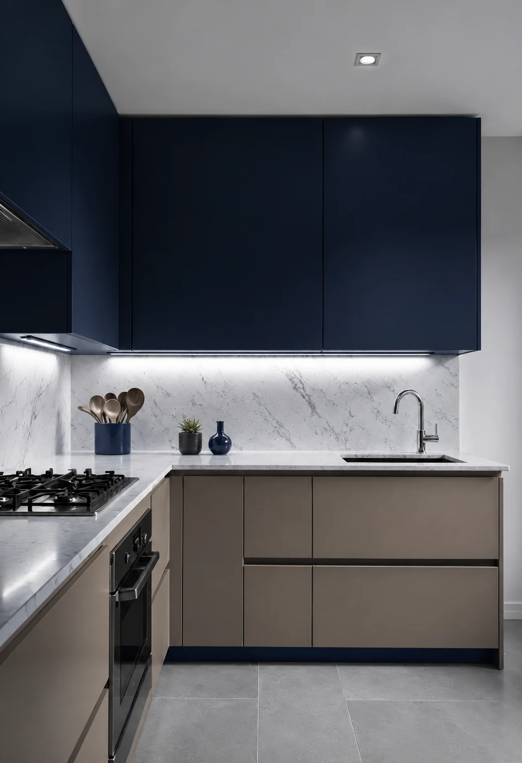 Modular kitchen design by Hompac