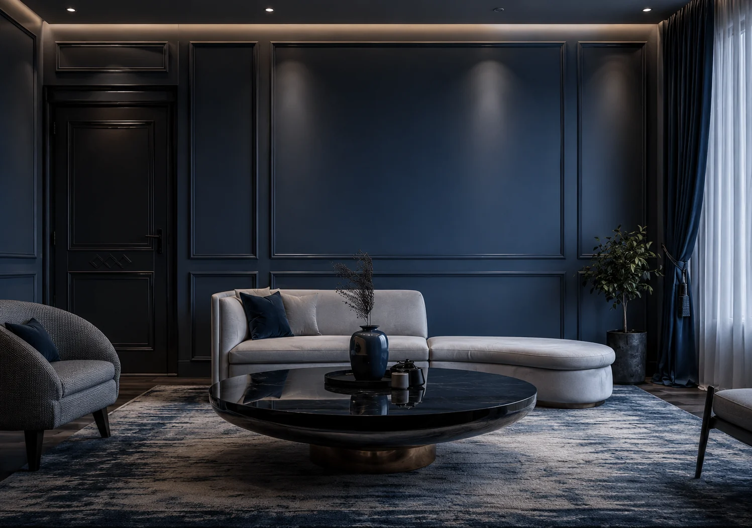 Living room interior design by Hompac