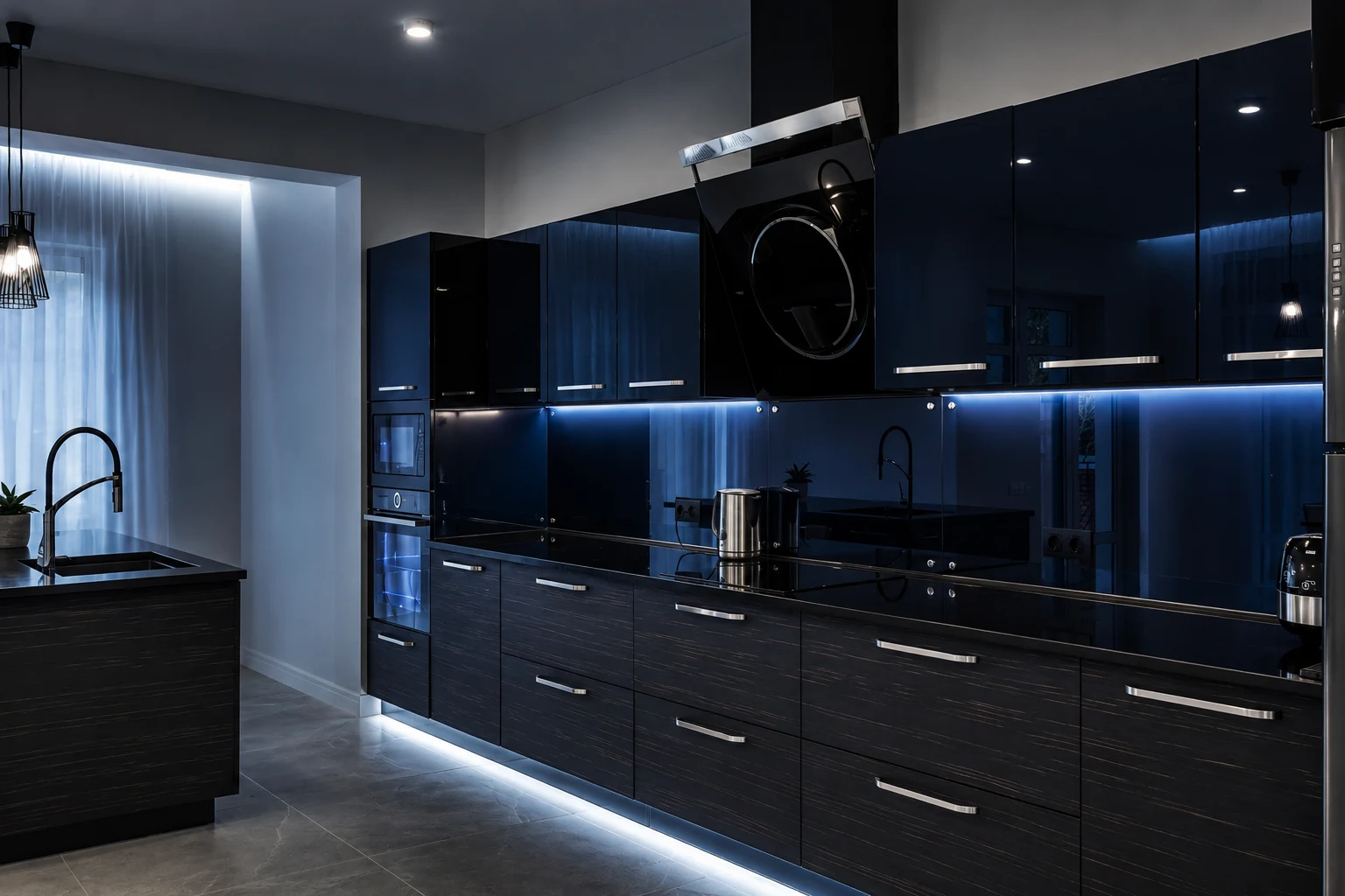 Modular kitchen design by Hompac